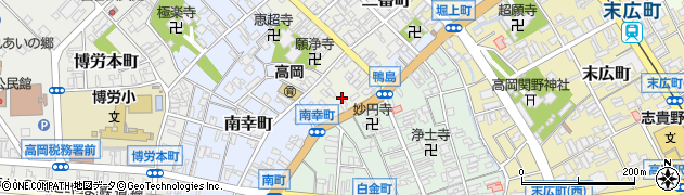 富山県高岡市鴨島町142周辺の地図