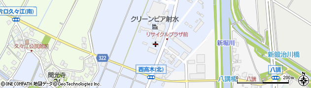 富山県射水市西高木1164周辺の地図