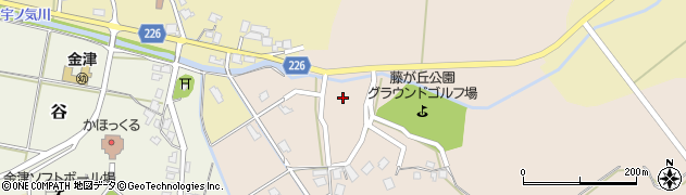石川県かほく市上田名ハ周辺の地図