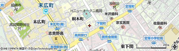 富山県高岡市桐木町67周辺の地図