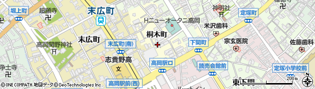 高岡大衆酒場周辺の地図