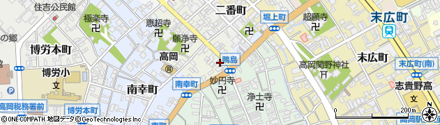富山県高岡市鴨島町8周辺の地図