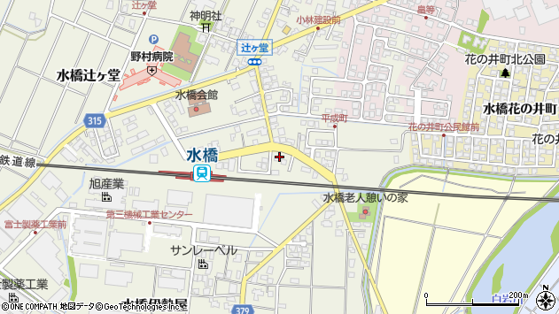 〒939-3525 富山県富山市水橋駅前の地図