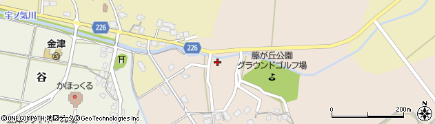 石川県かほく市上田名ハ21周辺の地図