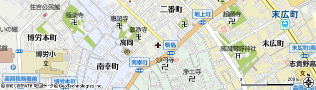 富山県高岡市鴨島町12周辺の地図