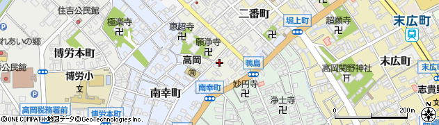 富山県高岡市鴨島町141周辺の地図