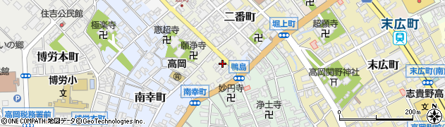 富山県高岡市鴨島町13周辺の地図