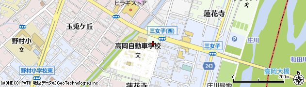 富山県高岡市蓮花寺738周辺の地図