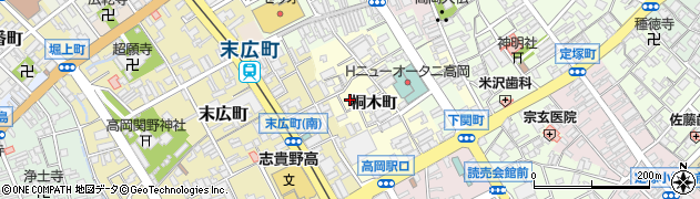 オタヤ桐木パーキング周辺の地図