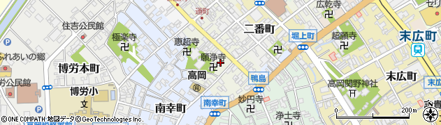 富山県高岡市鴨島町29周辺の地図