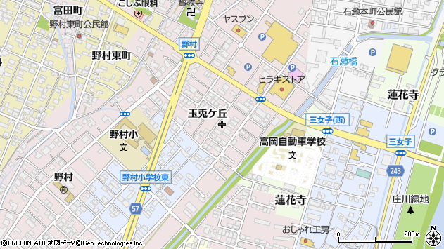 〒933-0014 富山県高岡市野村の地図