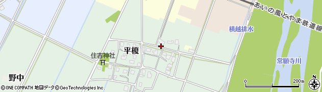 富山県富山市平榎周辺の地図