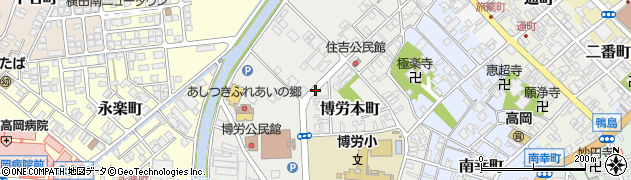 富山県高岡市博労本町周辺の地図