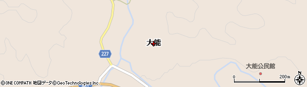 茨城県高萩市大能周辺の地図
