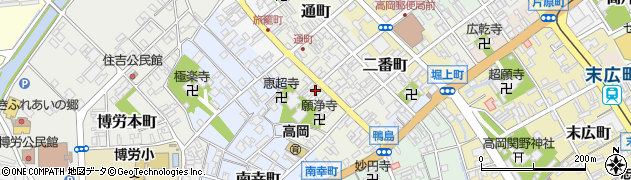 富山県高岡市鴨島町38周辺の地図