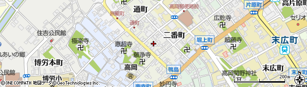 富山県高岡市鴨島町57周辺の地図