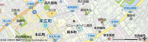 富山県高岡市桐木町83周辺の地図