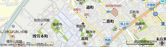 富山県高岡市鴨島町45周辺の地図