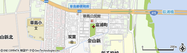 富浦町公園周辺の地図