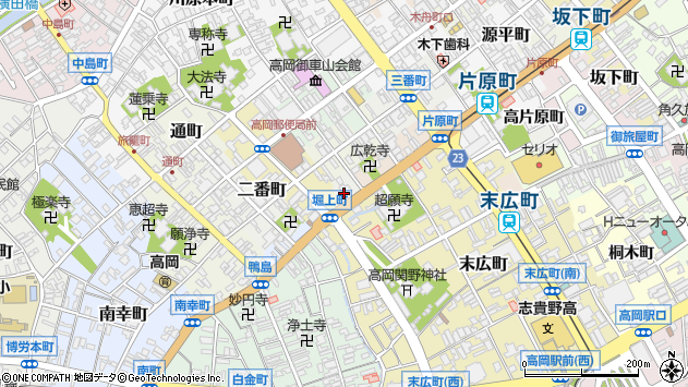 〒933-0924 富山県高岡市堀上町の地図