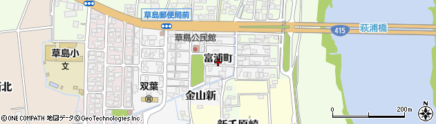 富山県富山市富浦町周辺の地図