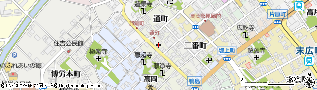 富山県高岡市鴨島町47周辺の地図