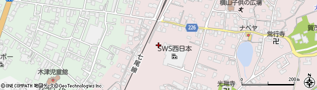 石川県かほく市横山タ周辺の地図