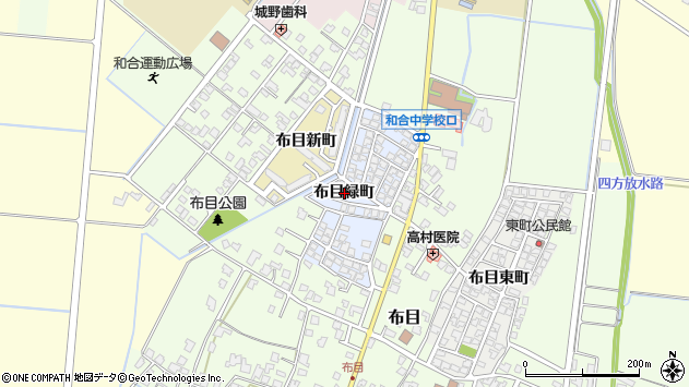 〒930-2234 富山県富山市布目緑町の地図
