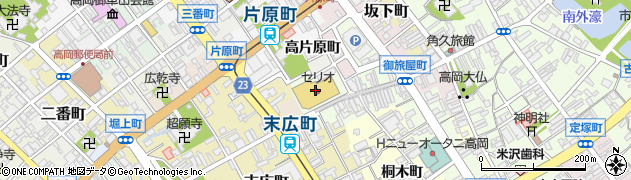 株式会社大和　高岡サテライトショップ周辺の地図