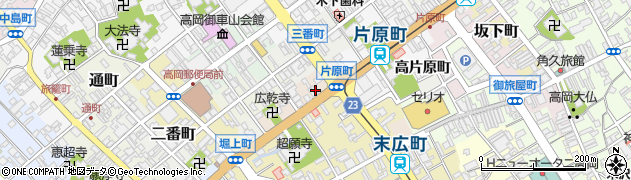 富山県高岡市片原横町9周辺の地図