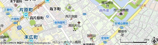富山県高岡市大手町11周辺の地図