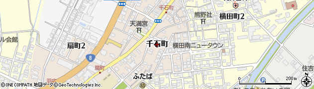 富山県高岡市千石町周辺の地図