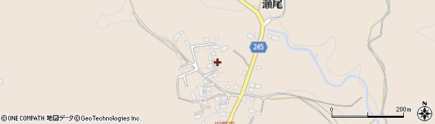 栃木県日光市瀬尾1329周辺の地図