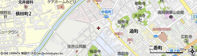 富山県高岡市博労本町14周辺の地図