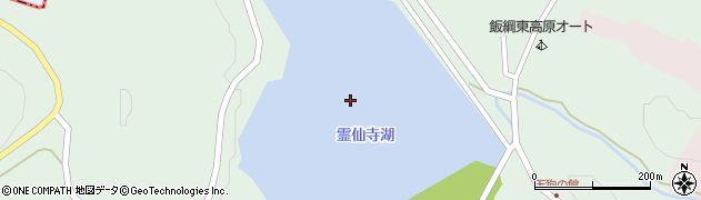 霊仙寺湖周辺の地図