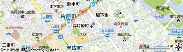 富山県高岡市大福院周辺の地図