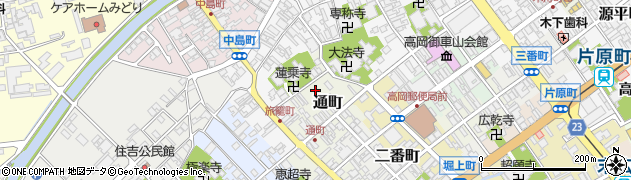 富山県高岡市風呂屋町15周辺の地図