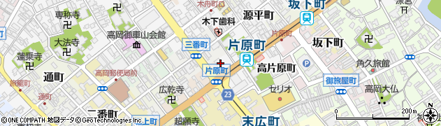 富山県高岡市片原町153周辺の地図