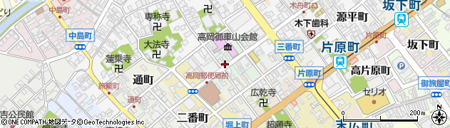 富山県高岡市守山町周辺の地図