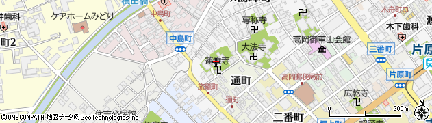 長蓮寺周辺の地図