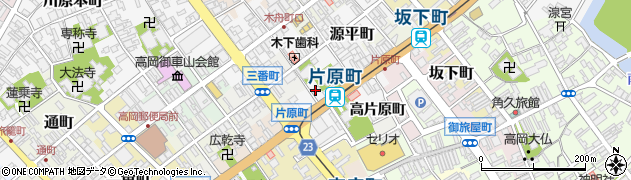 富山県高岡市片原町55周辺の地図