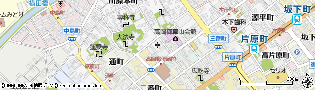 富山県高岡市利屋町9周辺の地図