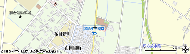 和合中学校前周辺の地図