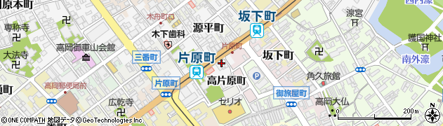 ピンポン広場周辺の地図