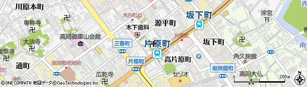 富山県高岡市片原町52周辺の地図