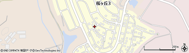 栃木県さくら市桜ヶ丘周辺の地図