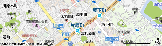 富山県高岡市片原町46周辺の地図