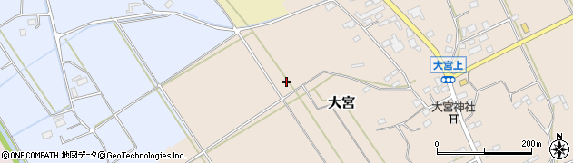栃木県塩谷郡塩谷町大宮周辺の地図