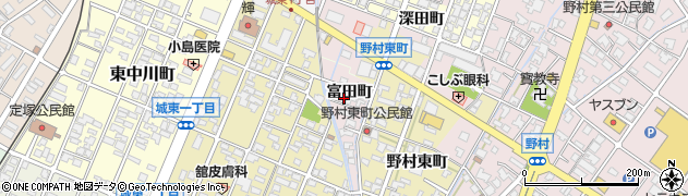 富山県高岡市富田町周辺の地図
