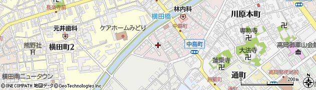 中島町公園周辺の地図